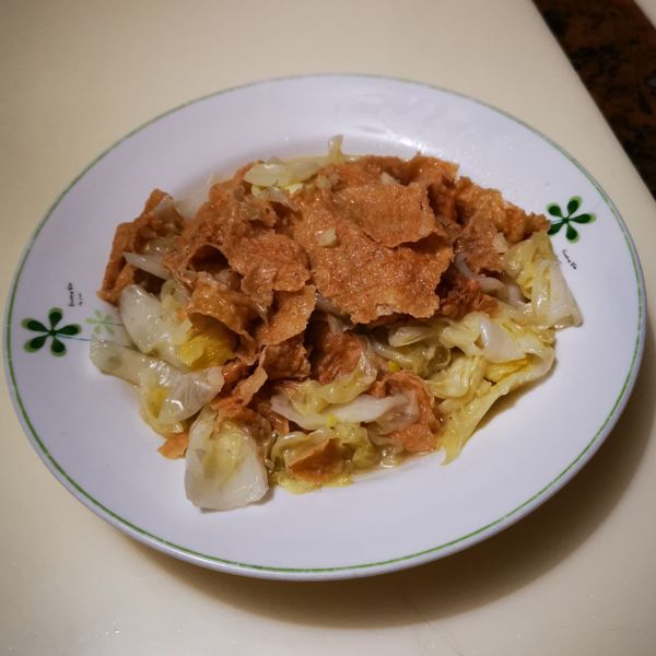 豆皮白菜：Pamela Huang 一起做