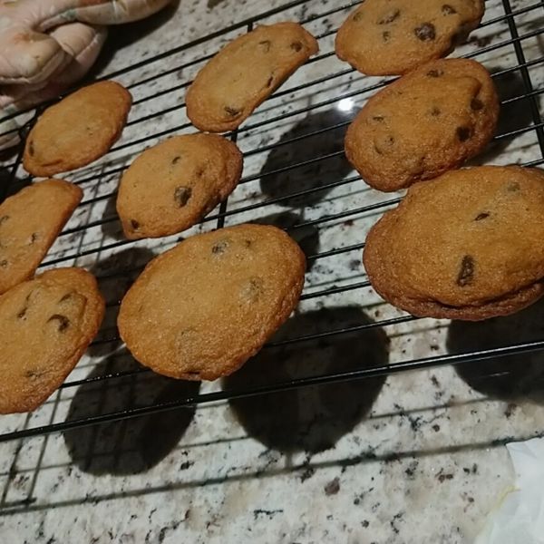 美式巧克力豆軟餅乾：amber 一起做