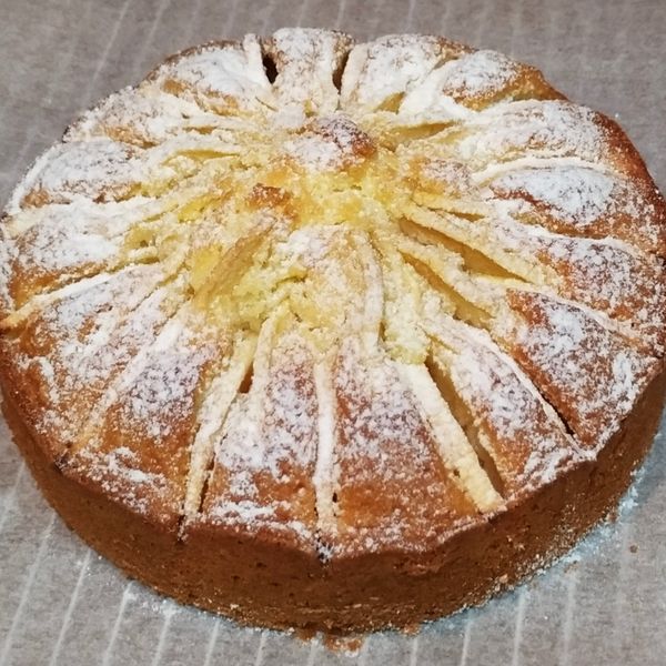 蘋果片鑲蛋糕 : yoco803一起做