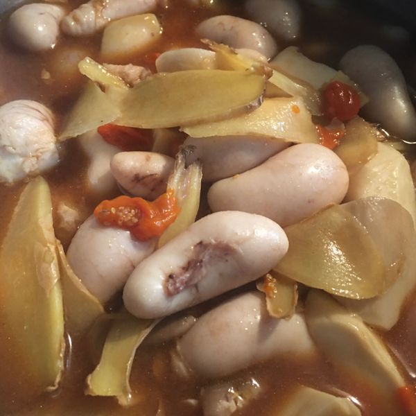 杏鮑菇麻油薑雞佛 : 陳淑妮一起做