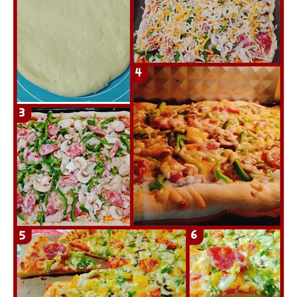 手工披薩餅皮：黃玉米 一起做