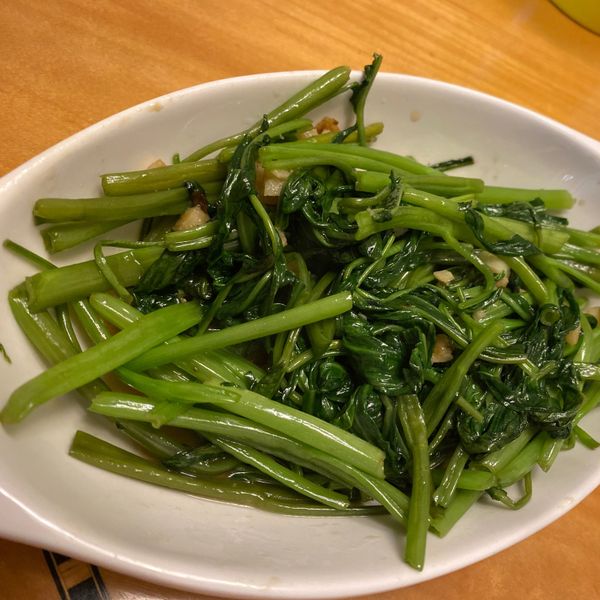 清炒空心菜：Abby Tsai 一起做