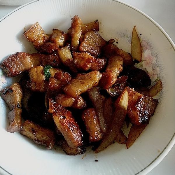 蔥爆豬五花 : Vivian Hung一起做