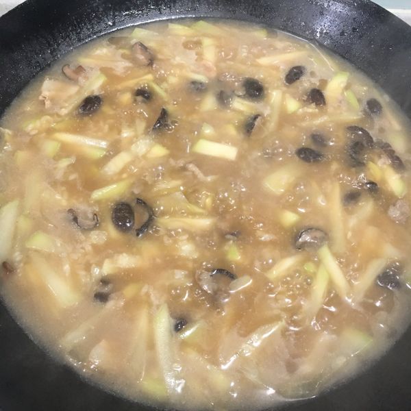 蒲瓜鹹粥：Da Sheng 一起做