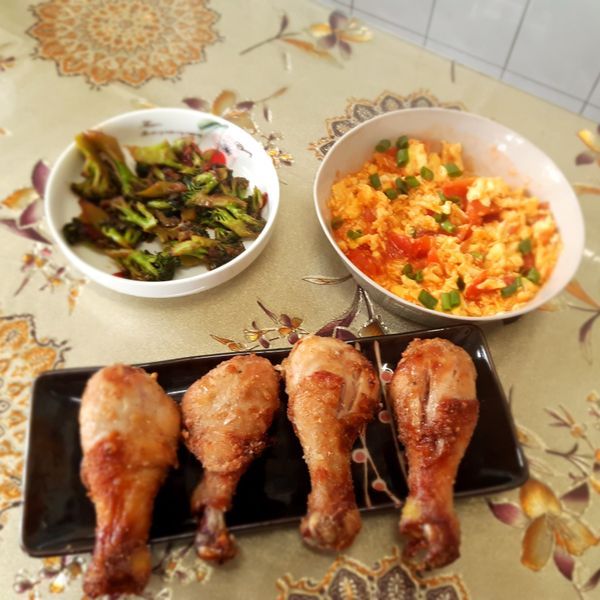 氣炸鍋料理-古早味炸雞腿 : 宥子一起做