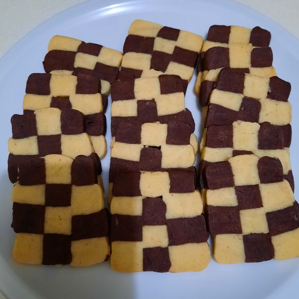 大理石紋餅乾：una 一起做