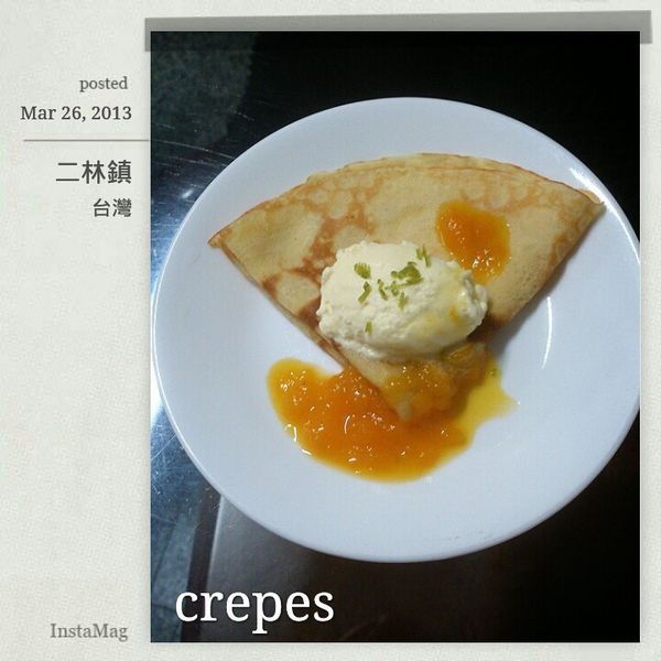 法式可麗餅佐香草草莓果醬:Jessica's 甜點手札 一起做