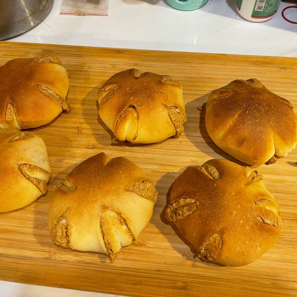 花生醬麵包 : パン橘子一起做