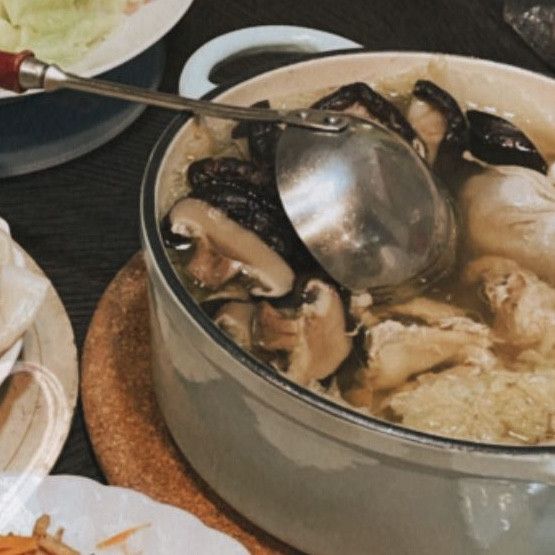 白菜胡椒香菇雞湯 : T.L一起做