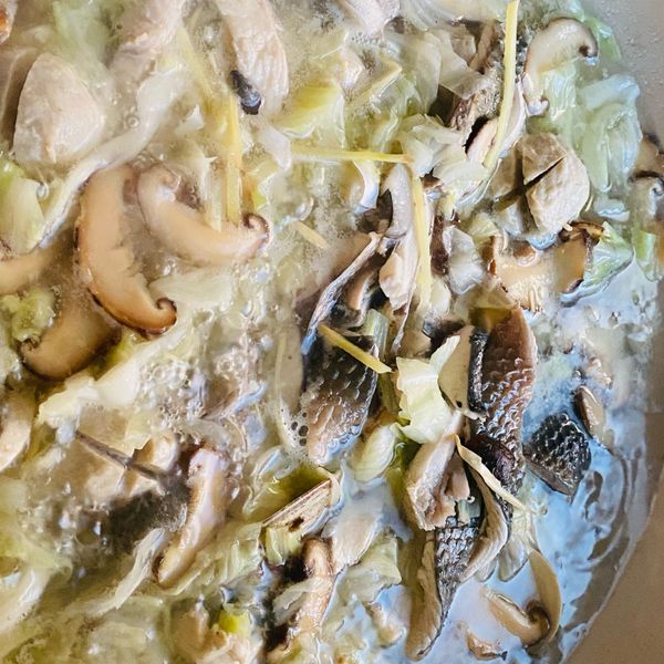 海鮮粥：黃琬晴 一起做