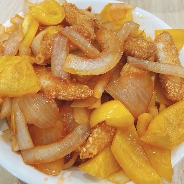 免炸版-糖醋魚片：米米 一起做