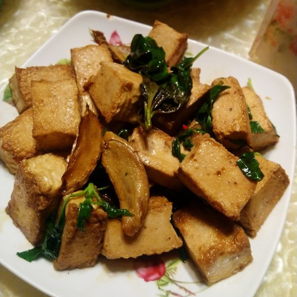 三杯百頁豆腐 : vivian一起做