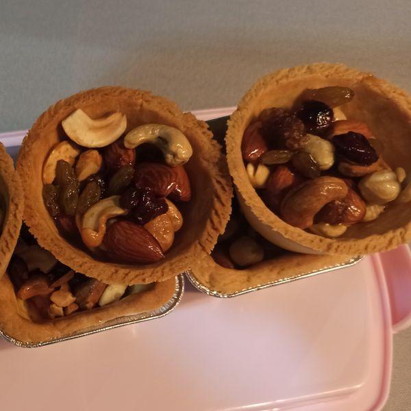 茉莉花茶香堅果塔（不回縮塔皮）：Tenya Hsu 一起做