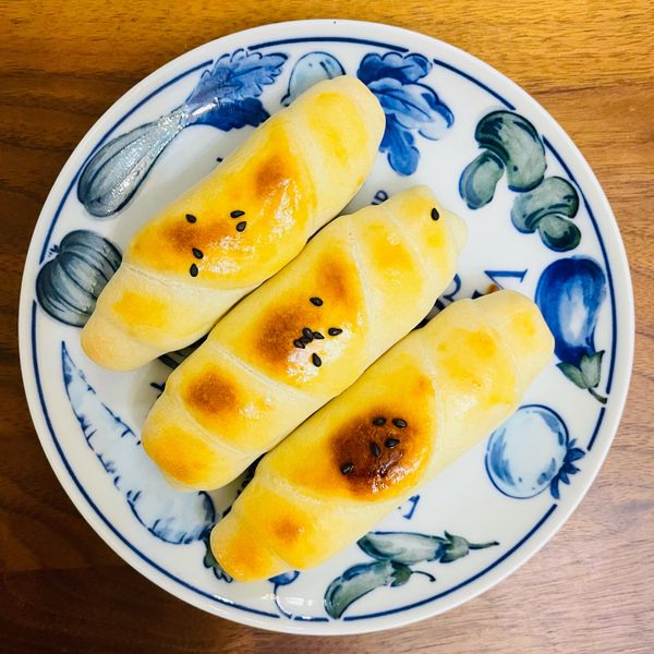 牛奶麵包捲 【低糖低油】：Lorrian 一起做