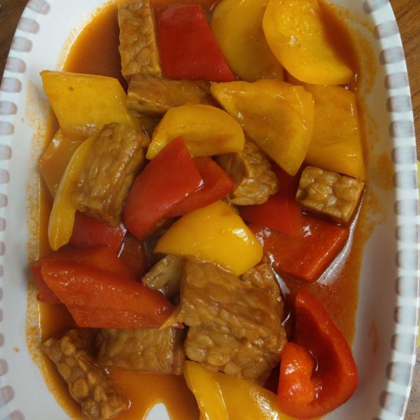 【蔬食版】糖醋天貝（五辛素） : 七七一起做