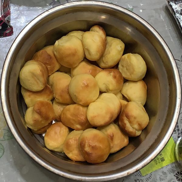 【寶寶食譜】一口地瓜麵包：鄭婷方 一起做