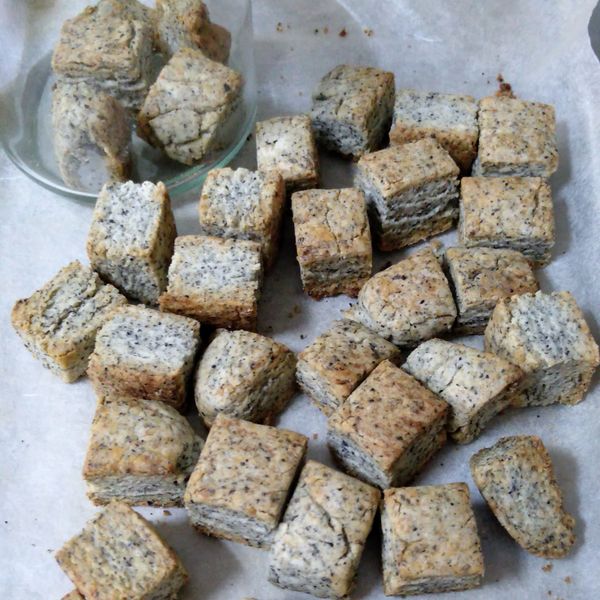 寶寶食譜:一口芝麻餅 : 亮媽咪一起做