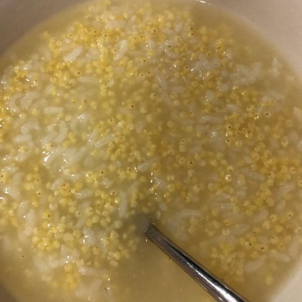 小米粥 : 小盧一起做