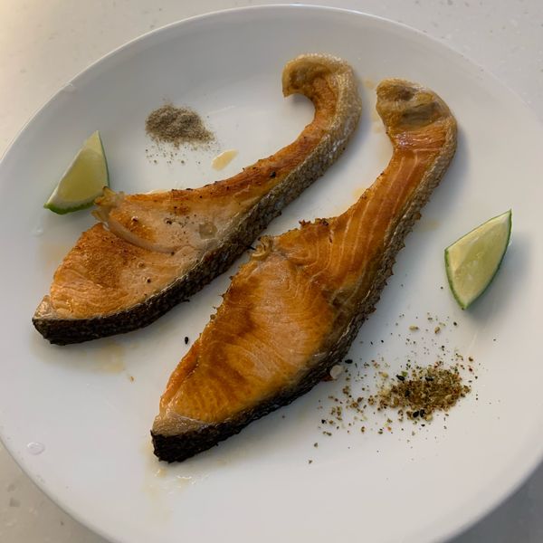 煎鮭魚🐟 : Annie Ku一起做