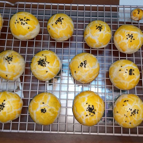 《應景中秋》蛋黃酥配方 可做20顆：Meng Meng Lai 一起做