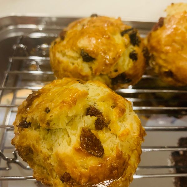 蔓越莓司康:YI Ting Huang 一起做