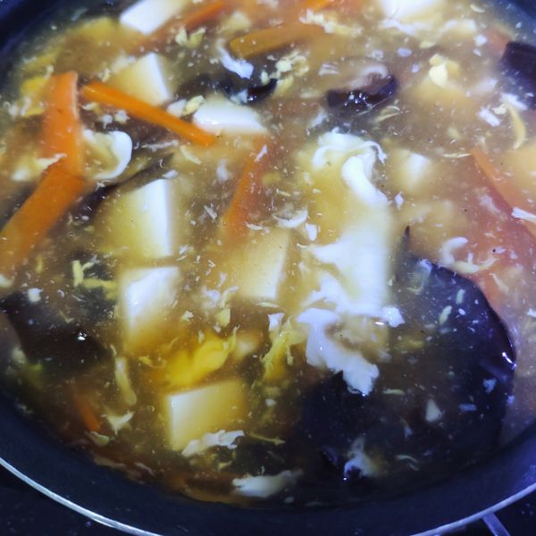 台式酸辣湯：jamiegan01 一起做