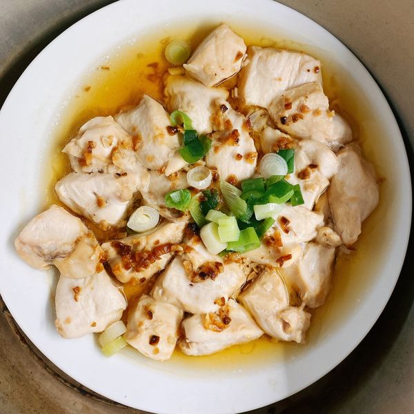 15分鐘 蒜蓉嫩蒸雞胸(電鍋也OK) : Merolline一起做