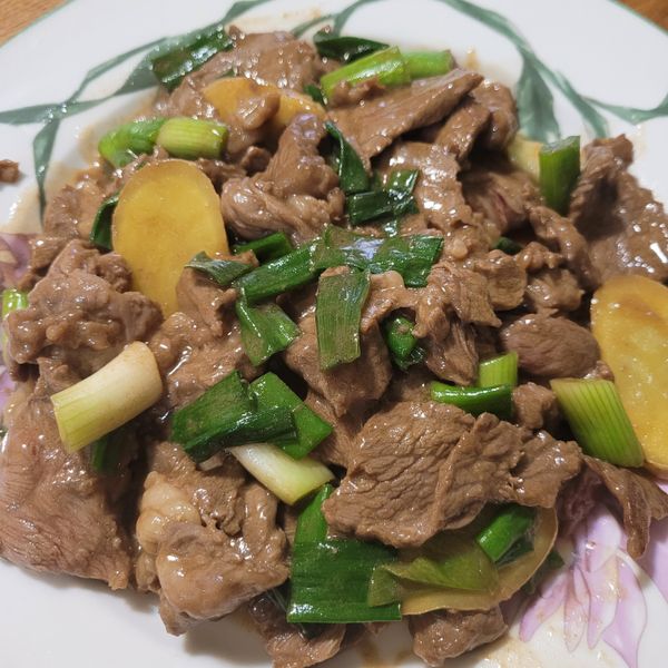 簡單版蔥爆牛肉 : Reina Lee一起做