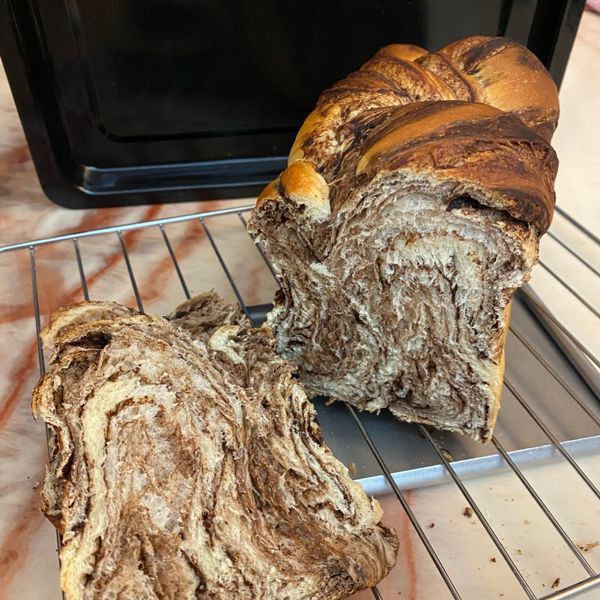 巧克力大理石吐司 : Summer Yang一起做