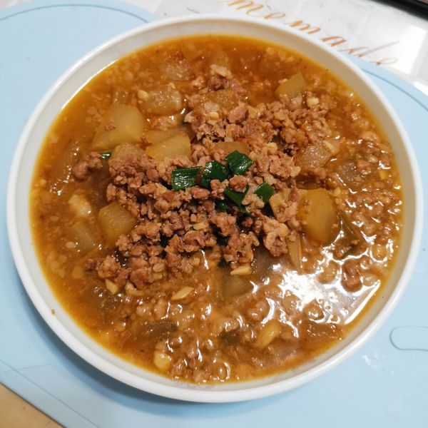 醬燒冬瓜肉末：liliya 一起做