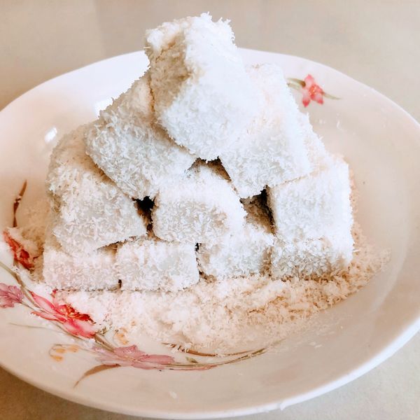 椰香雪花糕:雨晴李 一起做