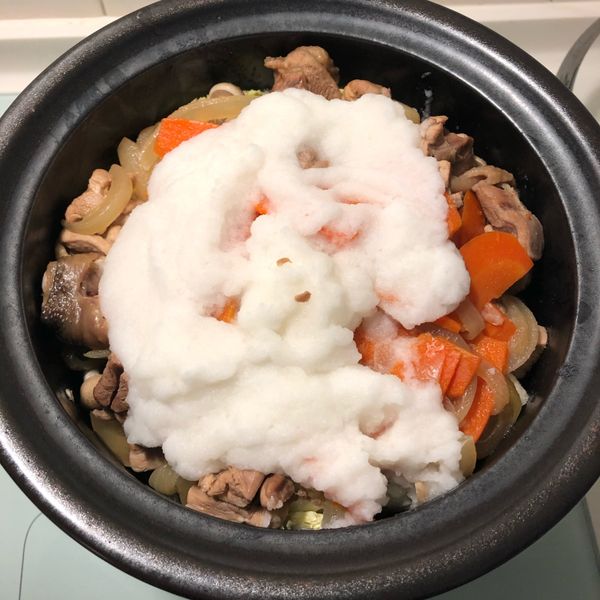 【日本鍋物】雞肉蔬菜雪見鍋 : Eva Shiau一起做