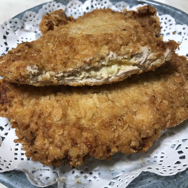 乳酪里肌肉排：慈兒 一起做