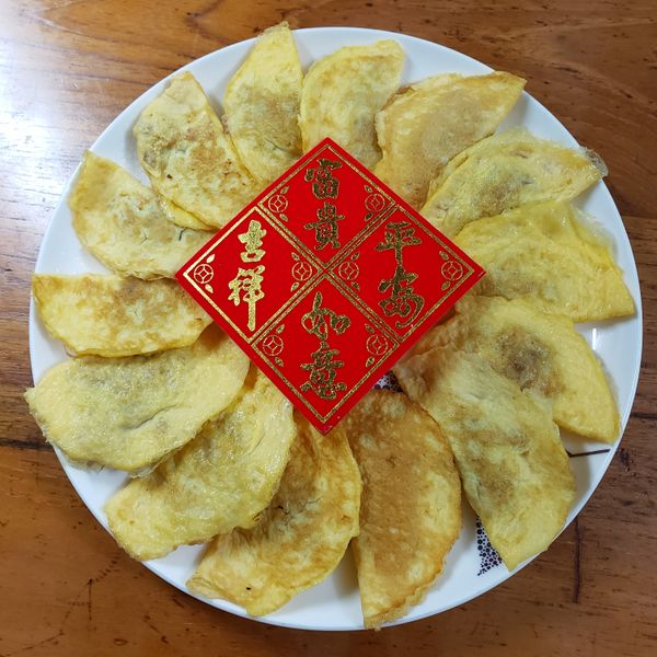 自製蛋餃-火鍋的好夥伴:李淑芳 一起做