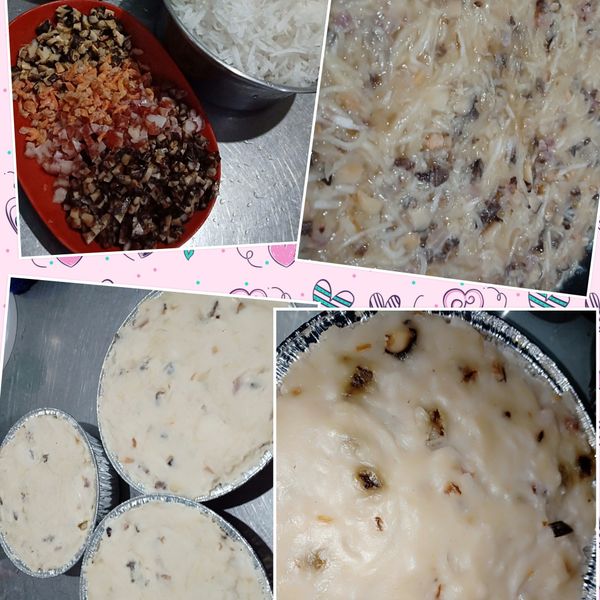 港式臘腸蘿蔔糕 : 許寶貝一起做