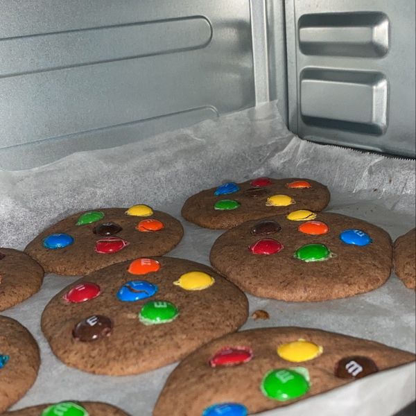 零失敗👊m&m巧克力餅乾🍪：JJ 一起做