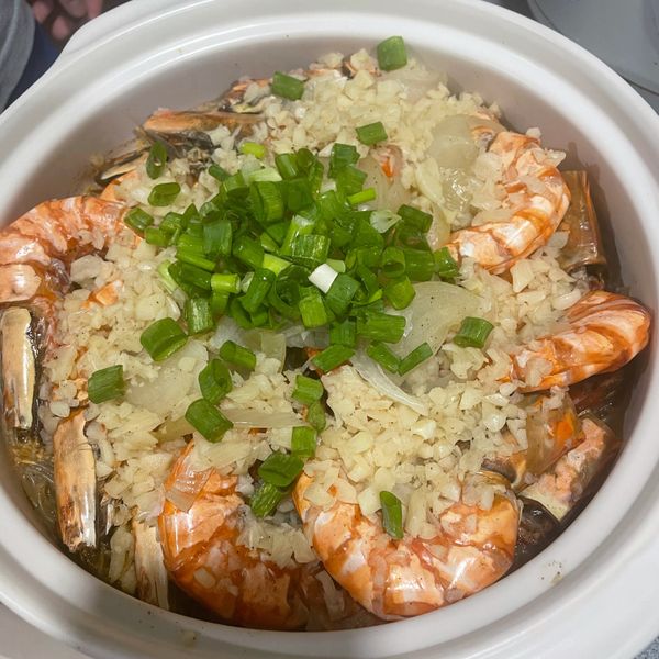 [一鍋到底]吮指好滋味~鮮蝦粉絲煲 : Lily一起做