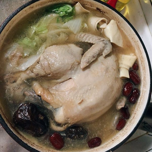 火烔干貝燉全雞 : KT食驗室一起做