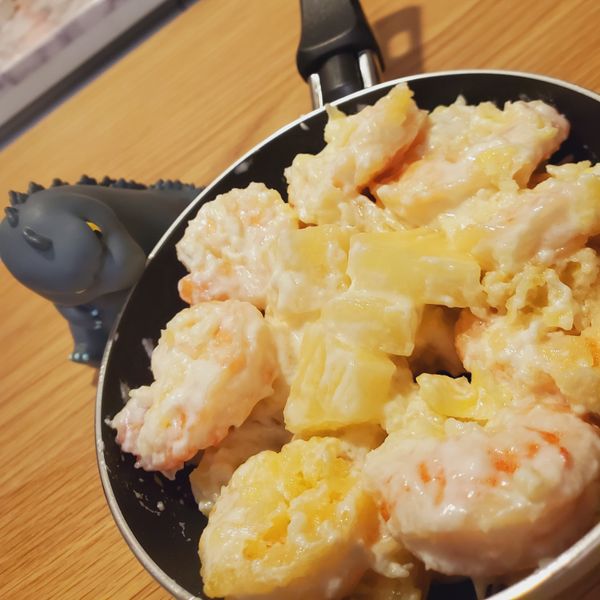 鳳梨蝦球 : 柯香香一起做