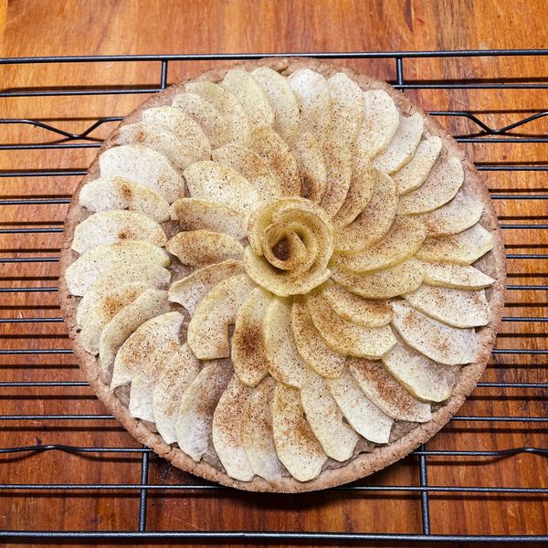 蘋果派蛋糕(全素) : 紫一起做