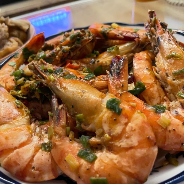 地方媽媽私房菜。蒜香椒鹽蝦 : Nikki 一起做