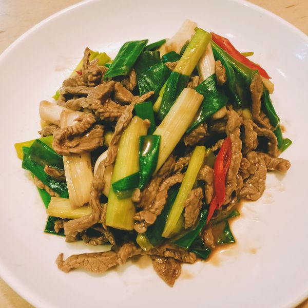 蔥爆牛肉 : Connie一起做