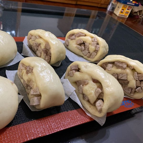 芋頭牛奶饅頭【真材實料】：貞貞 一起做