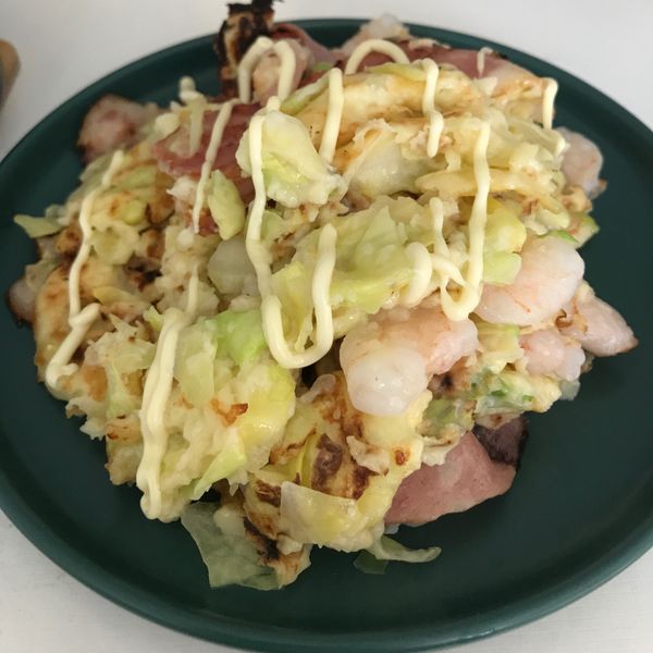 海鮮起司大阪燒:維維安 一起做