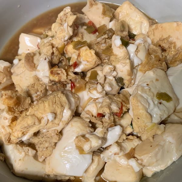 。紅燒豆腐蛋。好吃下飯 : Doris一起做