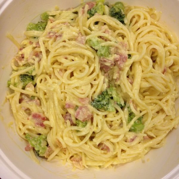 培根蛋黃義大利麵食譜 : Aliceytlin一起做