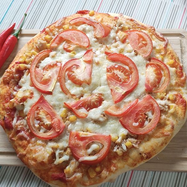 早午餐-自己做Pizza：陳美燕 一起做