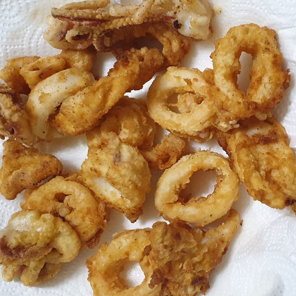 炸花枝圈-成功，但不推薦 : Lin Doris一起做