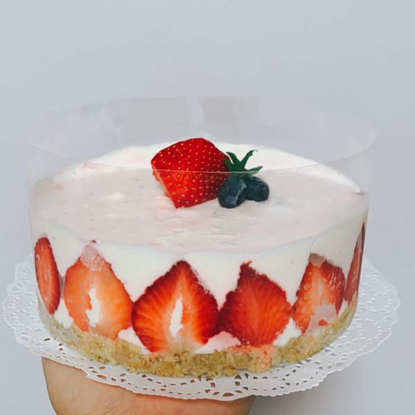 草莓生乳酪蛋糕 : 心蒂日常一起做