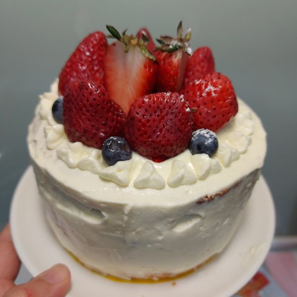 草莓奶油聖誕蛋糕🍰 : 晏庭一起做